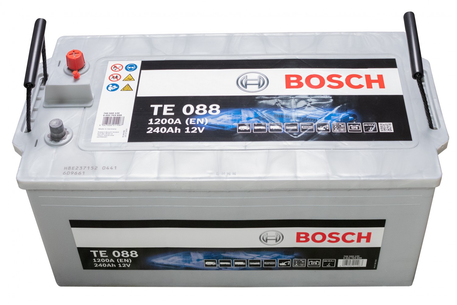 АКУМУЛЯТОР BOSCH 12В/240АГ/1200А/59,47КГ